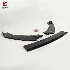 KIETUNE 3 pièces, séparateur de pare-chocs avant de voiture noir de haute qualité, spoiler à visser, ajustement parfait pour <span class=keywords><strong>Golf</strong></span> MK 7/7.5 <span class=keywords><strong>GTI</strong></span> 2014-2019 - Product Image 3