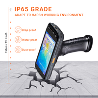 Pemindai Barcode Terbaru Tera Pro dengan Dudukan Pengisi Daya Android 11 BT 5.0 8000mAh 4G Wi-Fi GPS PDA Genggam 1D 2D QR