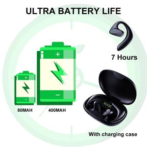 หูฟังไร้สายรุ่นใหม่ปี 2026 รองรับ 140 ภาษา พร้อม BT5.3  หน้าจอ LED แสดงสถานะแบตเตอรี่ ดีไซน์แบบกึ่งอินเอียร์ สำหรับฟังเพลงและสนทนา - Product Image 6