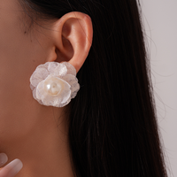 10 buah Anting Mutiara Gaya Pantai - Menawan dan Modis, Sempurna untuk Menambah Sentuhan Elegan pada Penampilan Anda.