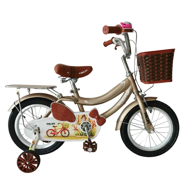 Cesta de bicicleta para crianças, alta qualidade, china, 12 14 16 18 20 polegadas, liga de alumínio, 4 rodas, cesta retrô, bebê, menina, pequena, bicicleta para crianças, para dirigir