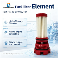 Élément de filtre à carburant haute efficacité 35-8M0122423 35-8M0122424 pour pièces de rechange de moteur hors-bord de bateau