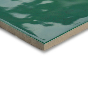 Piastrella Verde Marocco 10x10 Cm 8 Mm Lucida con Bordi Irregolari - Product Image 3