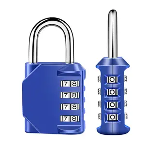 Hợp Kim Kẽm Kết Hợp Hành Lý Khóa Padlock Tùy Chỉnh 4 Chữ Số Kết Hợp Padlock