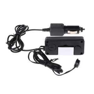 เครื่องวัดอุณหภูมิแบบดิจิตอล 12V สำหรับรถยนต์ ภายในและภายนอก จอ LCD แสดงผลอุณหภูมิแบบมีไฟพื้นหลัง พร้อมเซ็นเซอร์อิเล็กทรอนิกส์แบบมีสาย สำหรับใช้ในยานพาหนะ - Product Image 3