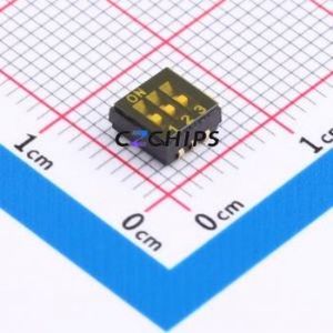 DSHP-03-TJ-GER DIP Switch SMD Switch Flat Toggle, Groove Type Single Pole Single Throw 3 1.27mm - Product Image 1