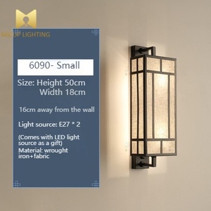 Nouveau Style chinois applique salon fond applique Simple lampe de chevet pour rétro <span class=keywords><strong>Restaurant</strong></span> escalier couloir - Product Image 6