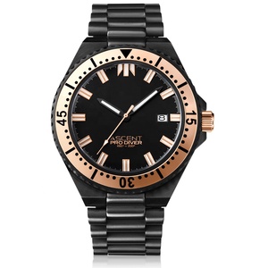 Reloj mecánico automático de acero inoxidable para hombre de lujo 20ATM Diver Logotipo personalizado Servicio OEM Característica hueca - Product Image 2