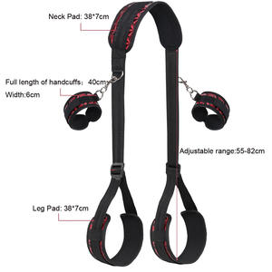 Vente chaude BDSM amélioré diamant motif menottes sangle renforcée sexe épandeur sangle produits pour adultes - Product Image 5