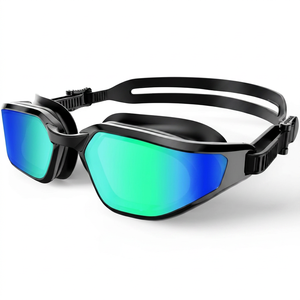 Gafas de Natación para Niños con Logotipo Personalizado, Coloridas y Divertidas, de Silicona Ecológica, Impermeables, Antivaho, con Protección UV - Product Image 1