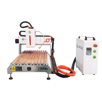 Kits de routeur CNC miniature de bureau DIY 4 axes 6040 Chine à vendre pour le travail du bois, la publicité, le perçage et le fraisage