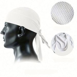 Durags Hip-Hop Multicolores Personnalisés pour Hommes – Foulards Respirants en Polyester pour Danse Urbaine et Cyclisme en Extérieur – Vente en Gros - Product Image 3