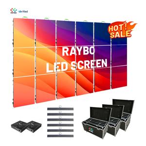 RAYBO Système complet 4m <span class=keywords><strong>X</strong></span> 3m P2 P3 P2.6 P2.9 P3.91 Écran LED 500mmx500mm Panneau LED Toile de fond Écran LED intérieur extérieur - Product Image 1