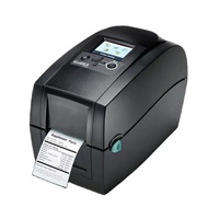Printer Transfer Termal Godex RT200i RT230i 2 Inci 203/300dpi LCD Warna USB Serial Ethernet Performa Industrial