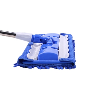 ไม้ถูพื้นอัจฉริยะ Foor Cleaners แบบหมุนได้ 360 องศา หัวเช็ดทำจากผ้าเชนิลล์ ใช้งานง่าย สะดวกสบาย สำหรับทำความสะอาดบ้านและภายนอกอาคาร พร้อมด้ามเหล็กและหัวโพลีเอสเตอร์ - Product Image 4