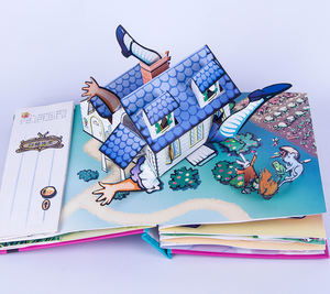 Nouvelle conception personnalisée de livre cartonné 3D pour enfants, conte de fées, impression offset, illustration, histoire - Product Image 5