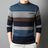 OEM Personnalisé Hommes Pull Grands Pulls Designer O-Neck Ras Du Cou Chaud Tricoté pour Automne Motif Décoration-Vente en Gros