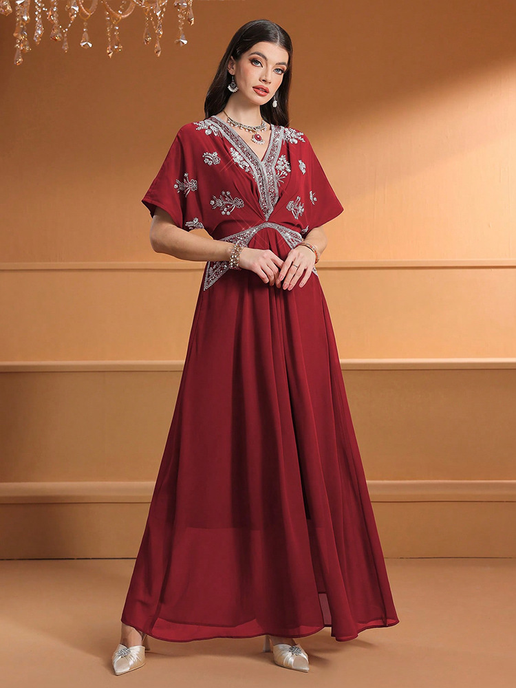 sachin and babi light blue dress Burgundy Quinceanera Dress With Floral Charro Lace... From Readygogo,  $206.04 main image 1