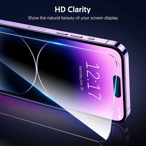 Protection d'écran en <span class=keywords><strong>verre</strong></span> <span class=keywords><strong>trempé</strong></span> transparent 9H haute alumine de qualité supérieure pour iPhone 17 Air 16 15 14 13 Pro Max S26 S25 S24 Plus <span class=keywords><strong>Ultra</strong></span> - Product Image 5