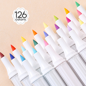 Languo 126 màu mềm bàn chải nghệ thuật Acrylic vẽ Bút Đánh Dấu hộp thiết lập nhiều màu sắc cho các biểu thức sáng tạo - Product Image 3