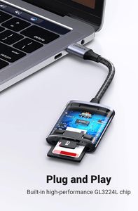 Lector de Tarjetas UGREEN USB-C 2 en 1 SD/microSD/TF (SDHC/<span class=keywords><strong>SDXC</strong></span>) para iPhone 17/16, <span class=keywords><strong>Samsung</strong></span>, MacBook, iPad y Cámaras de Caza - Product Image 6