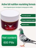 Pilules pour jeunes pigeons, complément nutritionnel pour pigeons de course, pilules stimulant la croissance et l'immunité pour jeunes pigeons de course, additif alimentaire pour oiseaux