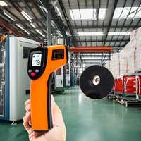 TERMOMETER DIGITAL GM320 TANPA KONTAK NIRKABEL LCD DENGAN SENSOR SUHU INFRAMERAH LASER IR METER INDUSTRI