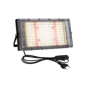 300w Led מלא ספקטרום פיטו מנורת חממה הידרופוני צמח צמיחת שתיל אור צמח לגדול אור אלומיניום 50w 100w 200w 50