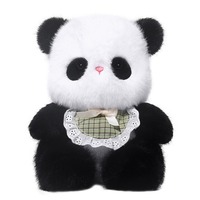 Peluche Panda Mignonne Personnalisée 20cm, Jouet en Peluche Doux Certifié EN71 CE, Peluches Kawaii pour Enfants, Cadeau d'Anniversaire Bébé