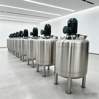 Cuve de dispersion et de agitation sous vide en acier inoxydable 304 pour pâtes colorées, peintures et équipements de scellement