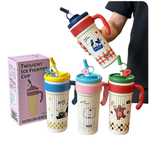 Gobelet isotherme en acier inoxydable grande capacité, design haut de gamme, nouveau modèle Big <span class=keywords><strong>Mac</strong></span>, thermos portable pour étudiants et occasions spéciales - Product Image 5