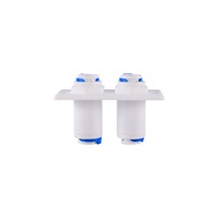 Connecteurs droits à enfoncement rapide 1/4 3/8 pouce pour cloisons étanches, pièces Ro, raccords de tuyauterie pour filtre à eau