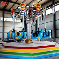Solusi Instalasi Wahana Airborne Shot Spiral Jet Turnkey untuk Proyek Renovasi Taman Hiburan