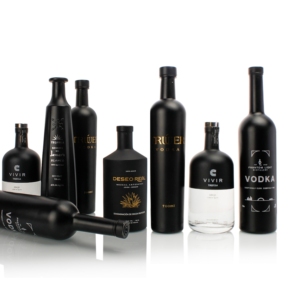 Sang trọng thêm Flint chai thủy tinh với nút chai có nắp đậy 500ml-1000ml Công suất Đen/đỏ/trắng cho cơ thể phun - Product Image 2