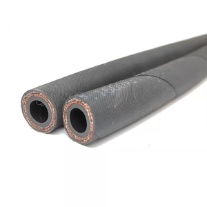 Haute qualité 3/8 pouces SAE J188 tuyau de <span class=keywords><strong>direction</strong></span> <span class=keywords><strong>assistée</strong></span> en caoutchouc noir lisse pour voiture camion prix usine coupe haute pression - Product Image 4