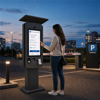 Kiosco de Pago para Estacionamiento de Autoservicio al Aire Libre Sinmar, Estación de Pago con Pantalla Táctil, Tótem Impermeable IP65, Atención Automática