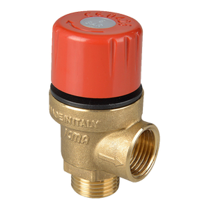 Valvola di Sicurezza MF 3/4\" 4.5 Bar Pressione Pneumatica e Manuale per Fluidi Acqua, Olio e Gas - Product Image 1