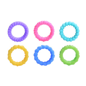 New Arrival Customized Colorful Eco-Friendly Fashionable Silicone Finger <b>Spinner</b> <b>Rings</b> Adjustable Spinning Anxiety Relief SC - Product Image 1