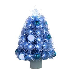 Navidad Lampada Arvores Co-Arts 61cm or Custom Size <b>Tabletop</b> Led Blue Fiber Optic Christmas <b>Tree</b> for Sale Arvore De Natal - Product Image 1