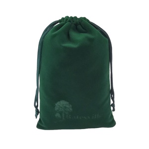 Toptan özel yeşil kadife kabartmalı ve işlemeli hediyeler için çin'den takı kılıfı <span class=keywords><strong>Logo</strong></span> baskılı ambalaj - Product Image 1