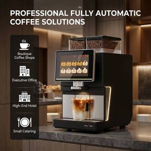 Machine à expresso entièrement automatique intelligente à une touche pour bureau, commerce et magasin de proximité, du grain à la tasse, Cafetera Expreso - Product Image 1
