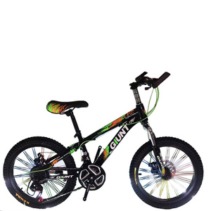 Nuova Bicicletta da <span class=keywords><strong>Montagna</strong></span> Pieghevole per <span class=keywords><strong>Bambini</strong></span>, 20 Pollici, 21 Velocità, Freni a Disco, Telaio in Acciaio Completamente Ammortizzato - Product Image 2