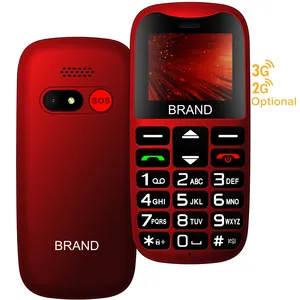 OEM TC25 1.8inch 2G GSM senior phone with big screen and big button SOS Senior phone with cradle