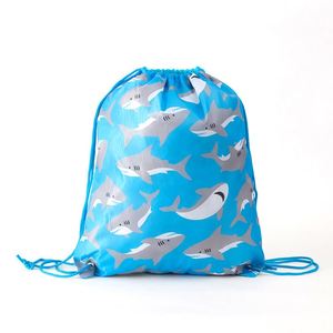 Customized <b>Draw</b> String Sports Backpack Gym Bag Polyester Nylon Drawstring Bags - Product Image 1