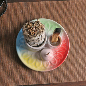 Porta Palo Santo de Cerámica Ecológico para Decoración del Hogar <span class=keywords><strong>con</strong></span> Aroma a Sándalo - Product Image 2