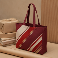 Sac en toile réutilisable en gros, idéal pour l'emballage des fêtes, impression personnalisée OEM prise en charge