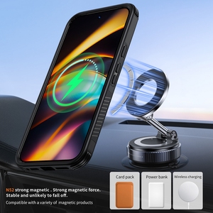 Funda Protectora Híbrida de TPU+PC Resistente con Anillo Magnético Giratorio de 360 Grados para Montaje en Coche, Compatible con Google Pixel <span class=keywords><strong>11A</strong></span> 10A 10 Pro XL - Product Image 4