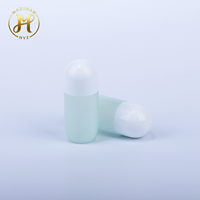Flacon Roll-on Rond en Plastique Vide de 30 ml, Coloré, avec Bouchon à Vis, Idéal pour Parfum, Huile Essentielle, Lotion, Soins de la Peau - Vente en Gros