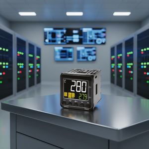 Bộ điều khiển nhiệt độ kỹ thuật số OMROM E5CC với màn hình LCD, chất liệu nhựa, hỗ trợ OEM, bảo hành dài hạn, đạt chuẩn IP43, dùng trong công nghiệp - Product Image 2