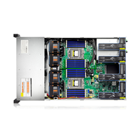 Gooxi 2u Server Barebone SR201-D12RE soket ganda AMD 7313 Cpu 12bay 7001/7002/7003 rak Server